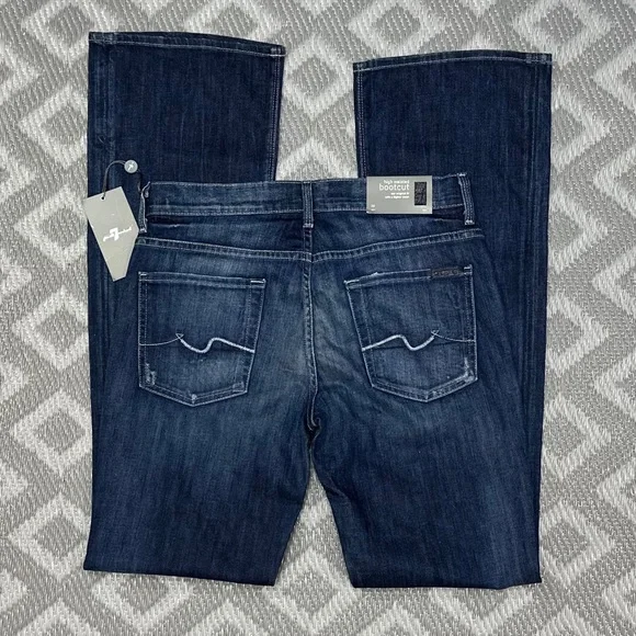 7 For All Mankind High Waist Bootcut Jeans NWT [1508] - Picture 2 of 9